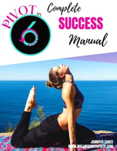 This Success manual will give you all the tools and steps to help you get started in the PIVOT in 6 program.